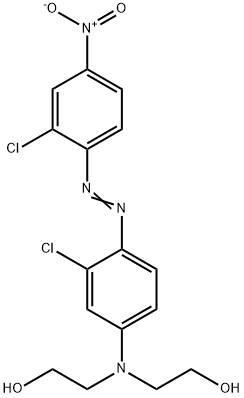 2,2'-[[3-chloro-4-[(2-chloro-4-nitrophenyl)azo]phenyl]imino]bisethanol 结构式