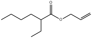2-乙基己酸烯丙基酯 结构式