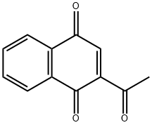 2-Acetylnaphthalene-1,4-dione 结构式