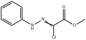 (Z)-2-氯-2-(2-苯肼基)乙酸甲基 结构式