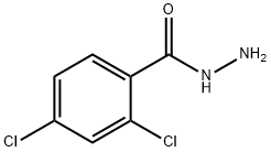 2,4-二氯苯酰肼 结构式