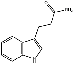 吲哚-3-丙酰胺 结构式