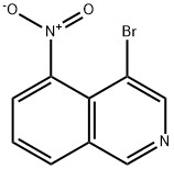 4-溴-5-硝基异喹啉 结构式