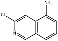 3-氯-5-氨基异喹啉 结构式