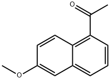 1-(6-methoxy-1-naphthyl)ethan-1-one 结构式