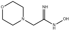 N'-羟基-2-(吗啉-4-基)乙酰亚胺 结构式