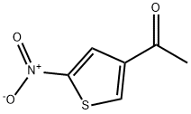 4-乙酰基-2-硝基噻吩 结构式