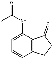 N-(3-氧代-2,3-二氢-1H-茚-4-基)乙酰胺 结构式