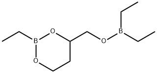 Diethyl[[(2-ethyl-1,3,2-dioxaborinan-4-yl)methyl]oxy]borane 结构式