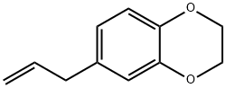 6-烯丙基-2,3-二氢苯并[B][1,4]二噁英 结构式