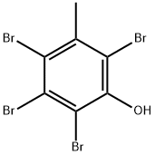 2,3,4,6-tetrabromo-m-cresol 结构式
