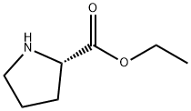 (S)-吡咯烷-2-羧酸乙酯 结构式