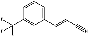 3-(3-(三氟甲基)苯基)丙烯腈 结构式