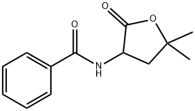 N-(5,5-Dimethyl-2-oxotetrahydrofuran-3-yl)benzamide 结构式