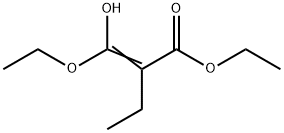 Butanoic acid, 2-(ethoxyhydroxymethylene)-, ethyl ester 结构式