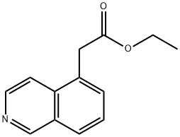 5-Isoquinolineacetic acid, ethyl ester 结构式