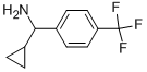 ALPHA-环丙基-4-三氟甲基苄胺 结构式