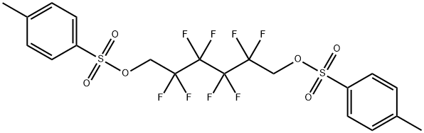 1,6-BIS(4-TOSYLOXY)-1H,1H,6H,6H-PERFLUOROHEXANE 结构式
