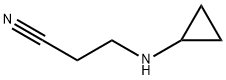 3-(环丙基氨基)丙腈 结构式