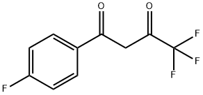 4,4,4-三氟-1-(4-氟苯基)丁烷-1,3-二酮 结构式