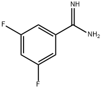 3,5-二氟苯甲脒 结构式