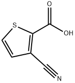 3-氰基噻吩-2-羧酸 结构式
