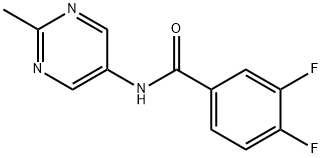 Benzamide, 3,4-difluoro-N-(2-methyl-5-pyrimidinyl)- (9CI) 结构式