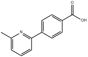 4-(6-Methylpyridin-2-yl)benzoic acid 结构式