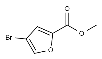 4-溴-呋喃-2-甲酸甲酯 结构式