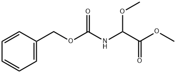 Methyl ((benzyloxycarbonyl)amino)(methoxy)acetate 结构式