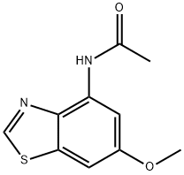 Acetamide, N-(6-methoxy-4-benzothiazolyl)- (9CI) 结构式