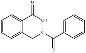 2-(羟甲基)苯甲酸苯甲酸酯 结构式