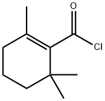 1-Cyclohexene-1-carbonyl chloride, 2,6,6-trimethyl- (9CI) 结构式