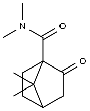 N,N,7,7-Tetramethyl-2-oxo-1-norbornanecarboxamide 结构式