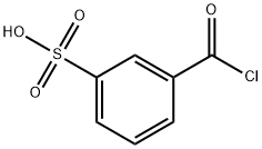 m-(chlorocarbonyl)benzenesulphonic acid 结构式