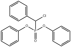 (氯(苯基)甲基)膦酸二苯酯 结构式
