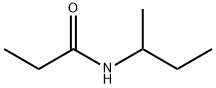 N-(2-BUTYL)PROPANAMIDE 结构式