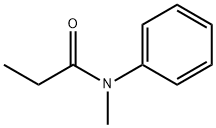 Propanamide, N-methyl-N-phenyl- 结构式