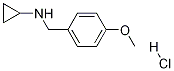 环丙基(4-甲氧苯基)甲胺盐酸盐 结构式