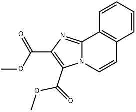 Imidazo[2,1-a]isoquinoline-2,3-dicarboxylic acid dimethyl ester 结构式
