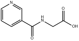 烟酰甘氨酸 结构式