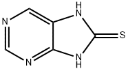 8-巯基嘌呤 结构式