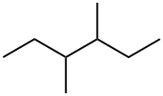 3,4-Dimethylhexane 结构式