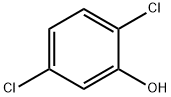 2,5-二氯苯酚 结构式