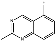 5-氟-2-甲基喹唑啉 结构式