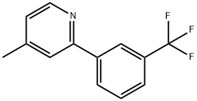 4-METHYL-2-(3-TRIFLUOROMETHYL-PHENYL)-PYRIDINE 结构式