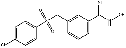 3-[(氯苯基)磺酰基]甲基-正-羟基苯甲酰亚胺 结构式
