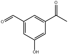 Benzaldehyde, 3-acetyl-5-hydroxy- (9CI) 结构式