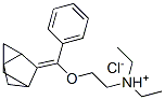 diethyl[2-(phenyltricyclo[2.2.1.02,6]heptylidenemethoxy)ethyl]ammonium chloride  结构式