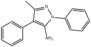 3-METHYL-1,4-DIPHENYL-1H-PYRAZOL-5-AMINE 结构式